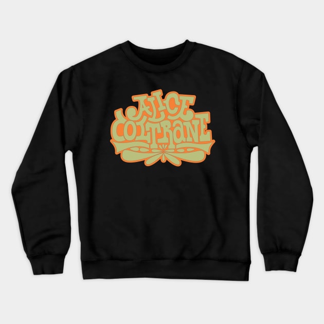 Sonic Serenity: A Tribute to Alice Coltrane Crewneck Sweatshirt by Boogosh